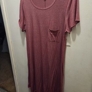 LuLaRoe Women's Dress in Maroon